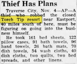 Torch Tip Resort (Torch-Tip Resort) - Nov 1953 Theft (newer photo)